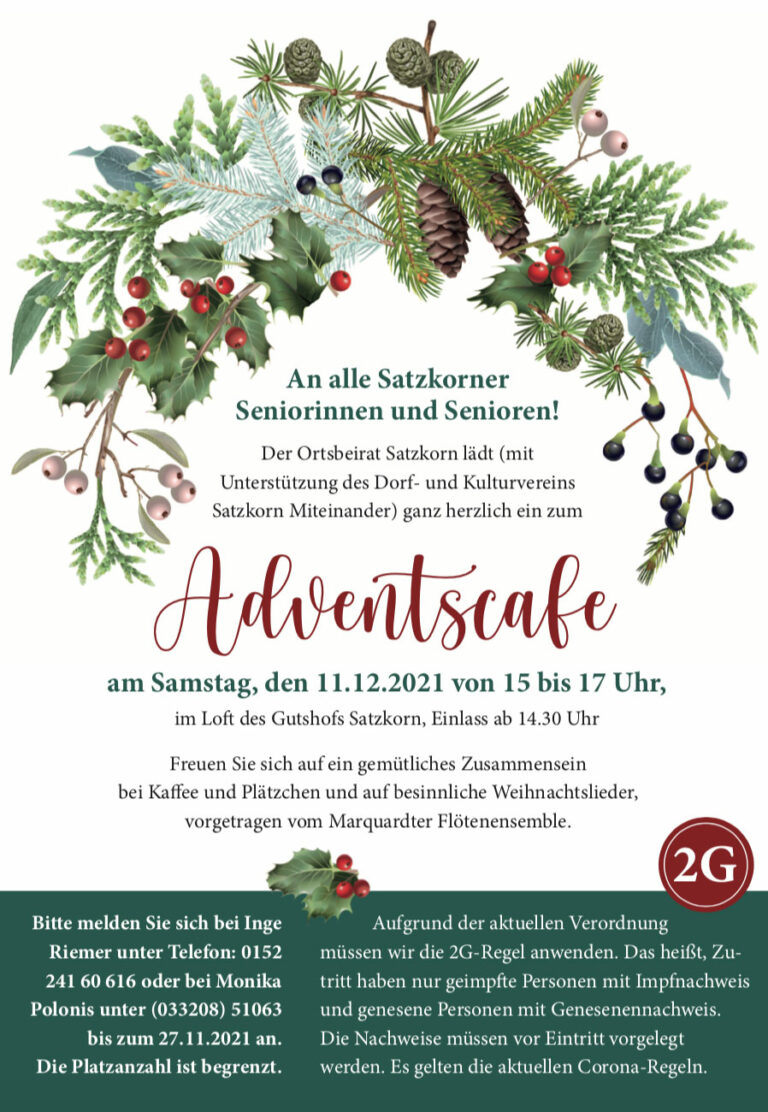 Plakat Veranstaltung